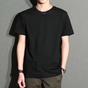 เสื้อยืดคอกลมผ้าฝ้ายสำหรับทุกเพศทรงหลวมและสไตล์สบายๆเนื้อผ้านุ่มระบายอากาศได้ดีสำหรับสวมใส่ในชีวิตประจำวันและนอกสถานที่แบบลำลอง - Product Image 1