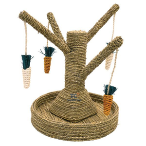 Diseño de Vietnam, juguetes de árbol de hierba Natural, juguetes rascadores para gatos, perros, productos para mascotas, juguetes de ratán al por mayor - Product Image 1