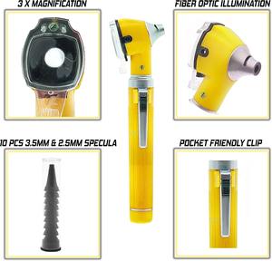 Mini ENT Otoscope Stainless Steel Manual LED Diagnostic <b>Ear</b> <b>Scope</b> for Student Home Use 10 Specula ENGR TRADERS CO. 1 Year - Product Image 3