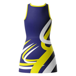 Meilleurs ensembles d'uniformes d'équipe de netball pour femmes, kits complets, impression par sublimation intégrale, 100% polyester, respirant, séchage rapide, ajustement confortable - Product Image 5