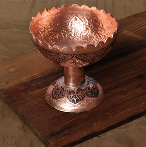 Cuenco de helado de latón rústico, vajilla elegante para postres y cenas, producto de vajilla, cuenco de helado de latón - Product Image 3