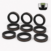 Joint de piston SPGW avec joint torique F-PTFE NBR et anneau de retenue PA/POM 50-500 mm pour vérin à double effet – Kit de joint de rechange compact