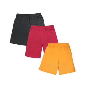 Venta al por mayor de alta calidad de algodón sólido verano niños pantalones cortos para niños multicolor pantalones cortos combinados en estilo único - Product Image 2