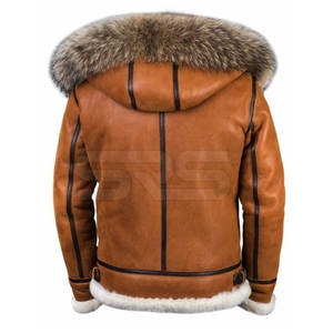 Chaqueta de invierno ligera y transpirable para hombre, ropa informal, chaqueta de cuero de piel de oveja para hombre más vendida a un precio razonable - Product Image 4