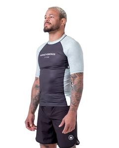 Offre Spéciale haute qualité manches courtes chemise hommes natation Surf Rash Guard plongée MMA Rashguard pour hommes - Product Image 6