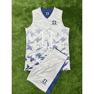 Uniforme d'équipe de basket-ball imprimé sur mesure |   Ensemble de shorts en jersey respirant 100% polyester, anti-humidité et anti-UV - Product Image 5