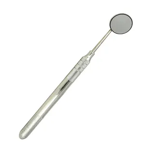 Factory Made Stainless Steel Handles Dental Equipment's Dental Mirror 1 Dental Mouth Mirror with Reflector Handle Tool