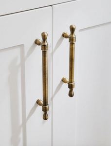 Tiradores de bronce para armario de cocina, manija de latón para el hogar, cocina, muebles de oficina, herrajes, puerta, cajón, armario, manija de armario - Product Image 4
