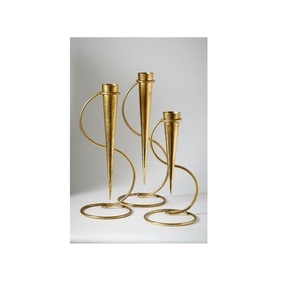 Luxury Brass Flower Sculpture on Black <b>Marble</b> Basel Floral Figurine Home Golden Bloom Decorative Statue for Living Room & Office - Product Image 2