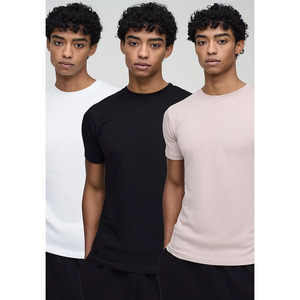 T-shirt de qualité supérieure pour hommes T-shirt léger T-shirt de couleur personnalisée Vêtements décontractés pour hommes - Product Image 5
