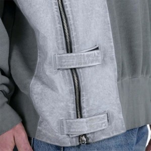 "Áo hoodie vá khóa kéo đơn nam bền bỉ-chất lượng cao, thoải mái và hoàn hảo cho trang phục hàng ngày và các hoạt động bình thường" - Product Image 6