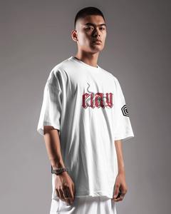 Camisetas de rizo francés de gran tamaño personalizadas para mujer, ropa de calle transpirable para estilo informal de verano - Product Image 5