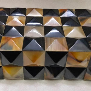 Buffalo Horn <b>Box</b> for Jewelry & Gift Storage-<b>Soft</b> Interior for Delicate Items High Quality - Product Image 1