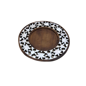 Bandeja para servir madera con incrustaciones, bandeja para Chocolate, fabricación por vietnamita, nuevo diseño - Product Image 5