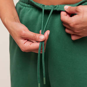 100% coton tricoté femmes pantalons vert haute qualité tricoté femmes pantalons décontracté confortable dames pantalon OEM disponible - Product Image 4