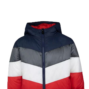 Venta caliente Chaquetas acolchadas para hombres Colores personalizados Diseño popular Concha de lino Patrón sólido Frente Mandarín Servicio OEM disponible - Product Image 5