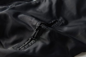 Chaqueta de bombardero informal ajustada para hombre, ropa deportiva ligera en invierno con tela de lona - Product Image 5