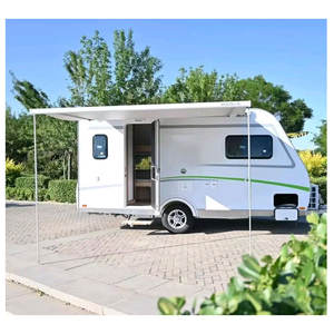 OEM en Chine : Caravane de luxe en fibre de verre avec auvent électrique, panneaux solaires et fenêtres à double vitrage - Product Image 2