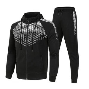 Ensemble de survêtement personnalisé de haute qualité, coupe classique, longueur intégrale, impression par sublimation, vêtements de sport tendance, vêtements de sport actifs - Product Image 1