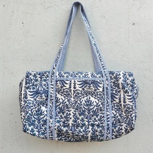 กระเป๋าทรงดัฟเฟิลกีฬาสุดหรูลายดอกไม้ผ้าฝ้ายความจุขนาดใหญ่ทนทานทำด้วยมือกระเป๋าเดินทางแบบสัปดาห์ - Product Image 2