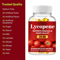 Gélules de Lycopène : Complément Antioxydant pour le Bien-être de la Prostate – Formule OEM, Fabricant de Marque Privée