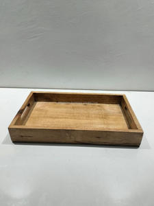 Bandeja de Servir de Madera Ecológica de Primera Calidad con Acabado Pulido, Forma Personalizada, Bandeja de Desayuno para Mesa a Precio Económico - Product Image 6