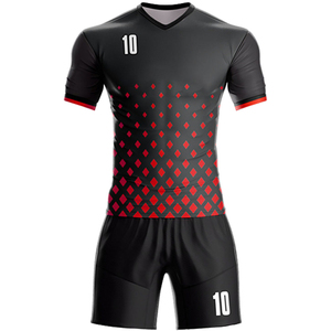 Haute Qualité 100% Polyester Sublimation Football Jersey Usine En Gros Club Football Porter Des Kits Saison D'été Logo Personnalisable - Product Image 1