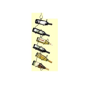 ชั้นวางไวน์โลหะตกแต่งทรงสี่เหลี่ยมชั้นวางไวน์สำหรับวางขวด - Product Image 1