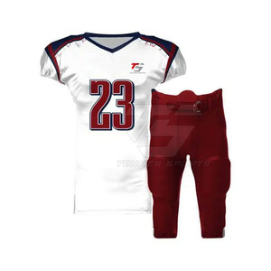 Uniforme de football américain de haute qualité à bas prix, fabriqué en polyester 100% - Product Image 1