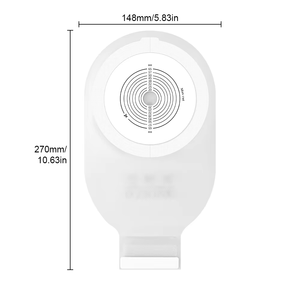 <span class=keywords><strong>Bolsa</strong></span> de Ostomía Desechable de Una Pieza con Válvula de Ventilación, Certificación CE e ISO, para Cuidado de Colostomía y Ostomía, de Zodelo Factory Supplier - Product Image 2