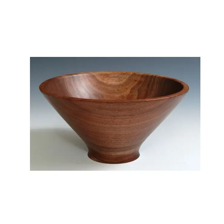 Admirable design table decorative food serving bowl finest quality curved shape wooden bowl at cheapest price