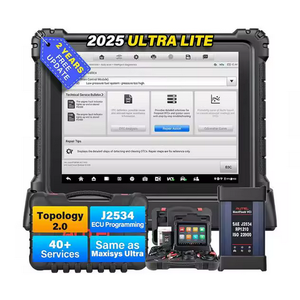 Probador de Baterías Ultra Ligero, 2 Años de Actualización Gratuita, Nueva Actualización 2025, Herramienta de Diagnóstico para Automóviles MS919/Elite II Pro/MS909, 12V LCD, Compatible con Todos los Sistemas Operativos - Product Image 1