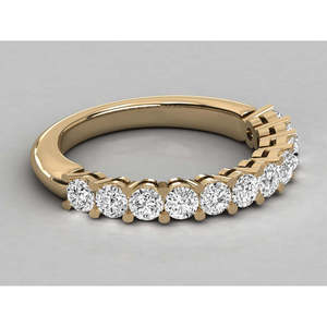 Bague pour femme en or 10 carats avec diamant de laboratoire - Product Image 4