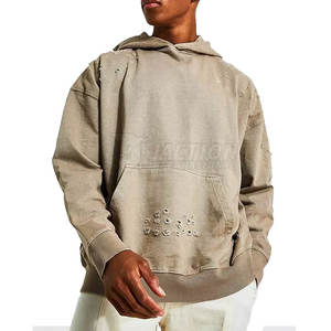 Nouveauté en promotion : Sweats à capuche d'hiver pour hommes, style unique, respirants, effet vieilli, logo personnalisé, meilleure matière - Product Image 1