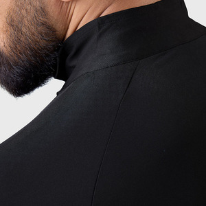 Fabricante de calidad superior Hombres Diseño de panel de moda Camisetas de manga corta de algodón de poliéster de punto Ropa de gimnasio de deportes al aire libre - Product Image 3