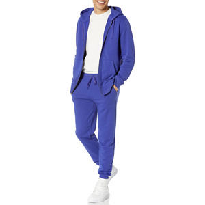 Sudadera con capucha de mezcla de algodón básica lisa vintage con logotipo estampado personalizado al por mayor sudaderas con capucha para hombre con cremallera completa y bordado en blanco para hombre - Product Image 3