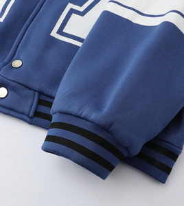 Chaquetas universitarias para hombre y mujer, prendas de vestir exteriores deportivas informales, parches bordados, chaqueta con letras, cuerpo de lana, Mangas de cuero 2025 - Product Image 6