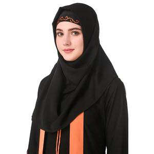 Tunique Azka Modest Style en tissu noir et Nida - Product Image 6