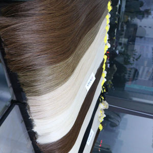 Venta al por mayor 100% Natural Straight Vietnam Virgin Extensiones de cabello crudo de doble dibujado a granel - Product Image 1