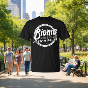 Camiseta sin mangas con diseño de rodilla biónica reemplazada, con piezas personalizables, producto promocional personalizable - Product Image 3