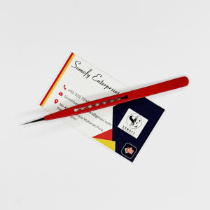 Pinzas de pestañas de acero inoxidable con etiqueta privada personalizadas profesionales Selección de volumen sostenible para extensión de pestañas - Product Image 3