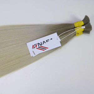 การต่อผมจํานวนมากคุณภาพหรูหราผมเวียดนามจมสองชั้น 100 กรัมสีอ่อน 16 นิ้ว - Product Image 1