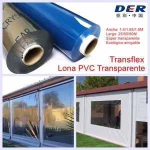 Flexibele Pvc Super Heldere Film Voor Tuinhuisjes, Rollende Gordijnen, Patio 'S