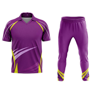 Uniforme de cricket para adultos personalizable conjunto para hombres 100% poliéster para entrenamiento deportivo de verano servicios ODM - Product Image 4