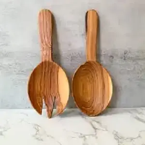 Juego de vajilla de madera de acacia ecológico de diseño moderno hecho a mano cuencos de acabado de impresión de pulido personalizados para regalos de negocios - Product Image 1