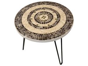 Table d'appoint en mosaïque éblouissante: Art irisé-Table basse bleue-Table d'appoint-Décor de salon-Cadeau - Product Image 2