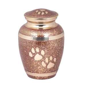 Elegante Urna de Cremación para Mascotas de Metal Negro y Dorado con Diseño de Gato Durmiendo para una Conmemoración Tranquila y un Recuerdo Amoroso - Product Image 5