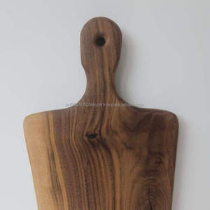 Planche à découper pour fromage KALATRI, en bois d'acacia naturel, écologique, lavable au lave-vaisselle, élégante, durable, avec poignée - Product Image 5