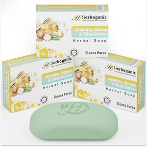 สบู่บาร์น้ำผึ้งและดอกไม้ดอกมะลิเชียบัตเตอร์และน้ำผึ้งสำหรับผิวนุ่มเปล่งปลั่ง - Product Image 2