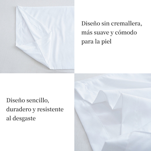 Super Oferta: Juego de Sábanas de Microfibra de Poliéster de 3 Piezas, Sábana Ajustable de Microfibra de Poliéster, Sábana Plana, 1 Funda de Almohada (Opcional) - Product Image 5